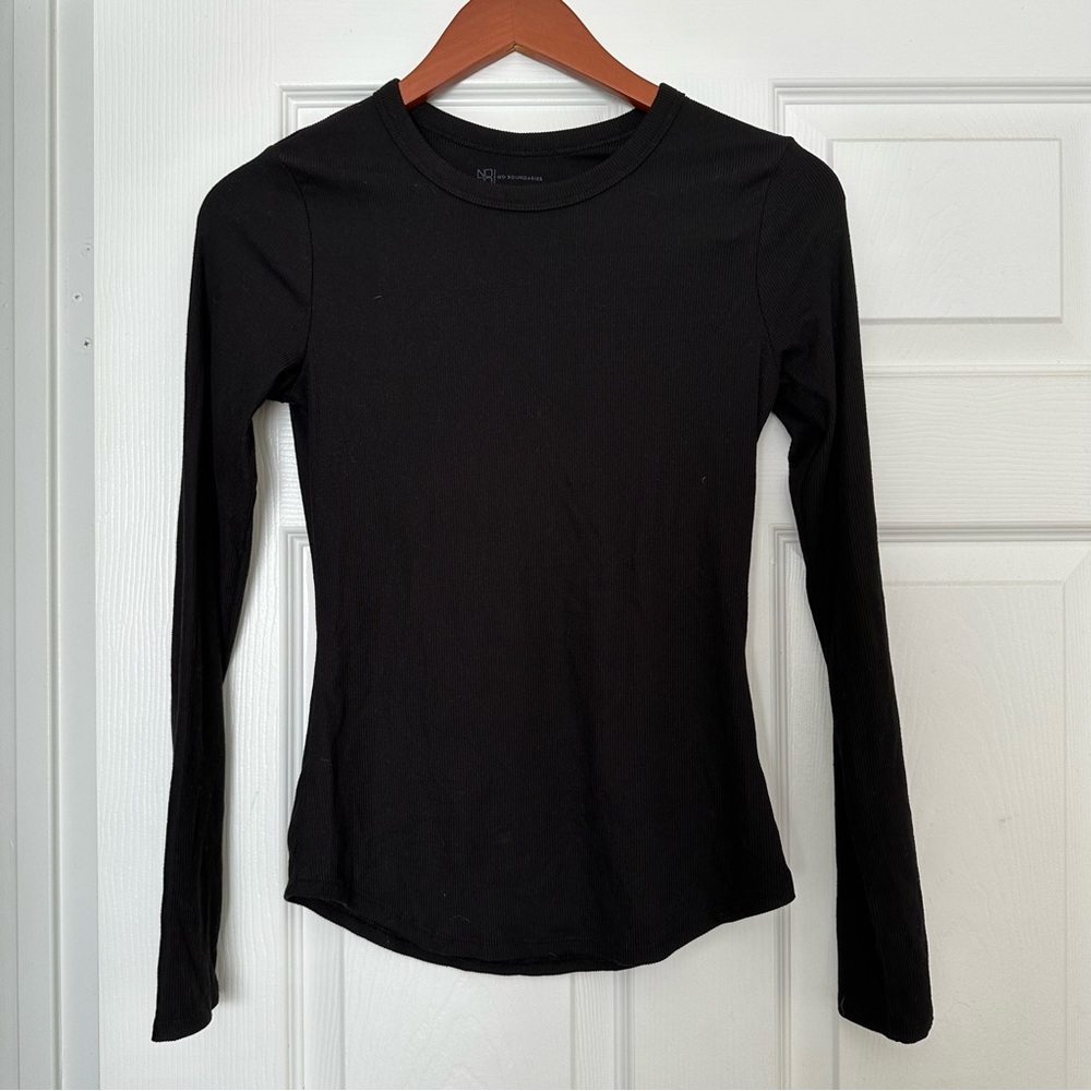 No Boundaries Black Long Sleeve Shirt M